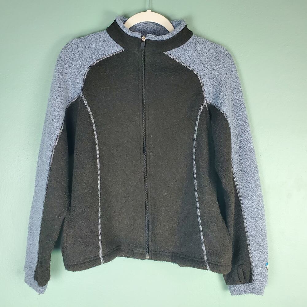 Kuhl Women's Two Toned Alfpaca Fleece Full Zip Jacket Size Small